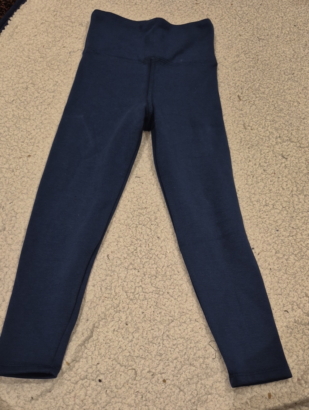 Girls XS: Size 5/6 Girls Navy High-Waist Leggings